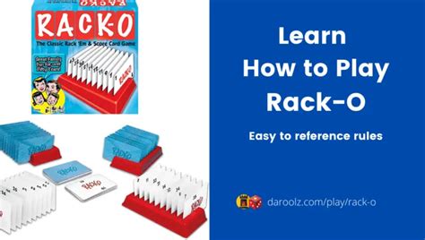 racko rules|Easy to read How to Play Rack.